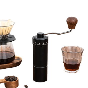 Moulin à café portable en acier inoxydable sept étoiles pour la maison, 35g, réglable, respectueux de l'environnement - Product Image 3