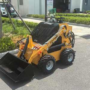 DP-S460 Wielen Type Mini Skid Stuur Dingo Lage Prijs Compact Loader Gratis Verzending Kleine Cargadora Met Klepelmaaier - Product Image 2