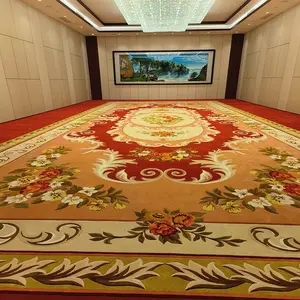 Grandi tappeti di lusso per soggiorno 500 metri quadrati lato letto in lana e tappeto di seta grande sala