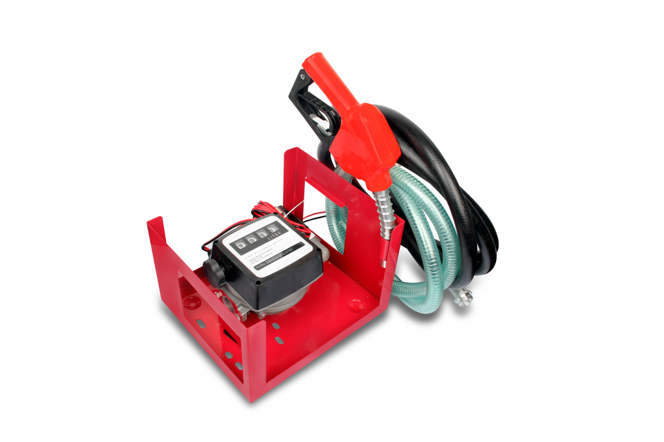 12V 24V DC Metering Diesel Fuel Transfer Pump Set with Digital Flow Meter Portable Oil Dispenser for Truck Farm Machinery OEM · image 3