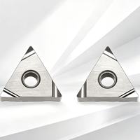 CUFFNOD TNGG160402/04/08/12 R/L-S Plaquettes de tournage triangulaires Nano PVD Cermet pour tour CNC/centre de tournage HRC 55-60 Équivalent OEM