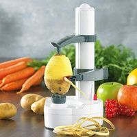 Hoogwaardige multifunctionele keukenhulpjes fruit- en groente elektrische automatische plastic fruit schiller met roestvrijstalen mes