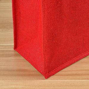 <span class=keywords><strong>Sac</strong></span> fourre-tout en jute personnalisé pour la publicité, <span class=keywords><strong>sac</strong></span> fourre-tout en lin rouge <span class=keywords><strong>enduit</strong></span> personnalisé, <span class=keywords><strong>sac</strong></span> de courses pour l'extérieur - Product Image 4