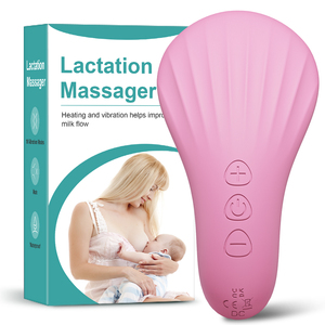 Elektrisches Laktation massage gerät zum Stillen Vibrations frequenz umwandlung Flüssiges Silikon-Laktation massage gerät Komfortable Pflege - Product Image 1