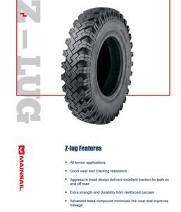 ยางรถบรรทุกยี่ห้อเมนเซล ขนาด 6.40/6.50-13-6PR แบบ Z-LUG - Product Image 3