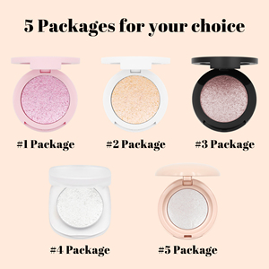 Palette de surligneurs en poudre pressée à haute teneur en pigments végétaliens personnalisés avec logo personnalisé pour toute la journée maquillage pour le visage <span class=keywords><strong>surligneur</strong></span> <span class=keywords><strong>pastel</strong></span> - Product Image 4