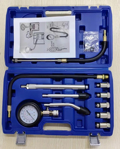 Bộ dụng cụ kiểm tra áp suất xy-lanh động cơ 11 món, bán tại nhà máy, dành cho xe hơi, xe máy - Product Image 1