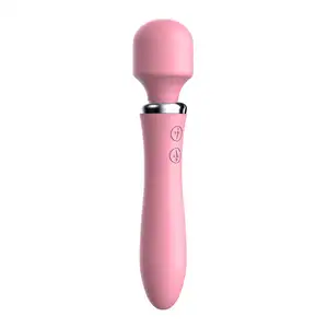 Small Silicone Av Wand Massage Rotating Vibration G-spot Coelho Vibrador Vibradores Elétricos Para Mulheres