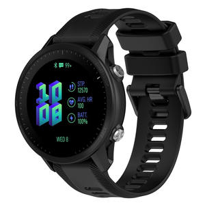 <span class=keywords><strong>Bracelet</strong></span> de remplacement en silicone coloré pour <span class=keywords><strong>Garmin</strong></span> Forerunner <span class=keywords><strong>955</strong></span> Smartwatch <span class=keywords><strong>Bracelet</strong></span> en caoutchouc de sport à l'épreuve des chandails - Product Image 1