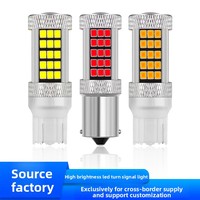 Canbus S25 LED voiture lumière 1156/1157/66SMD BA15S P21W 6000K couleur température clignotant feu de freinage inverse ampoule nouvel état