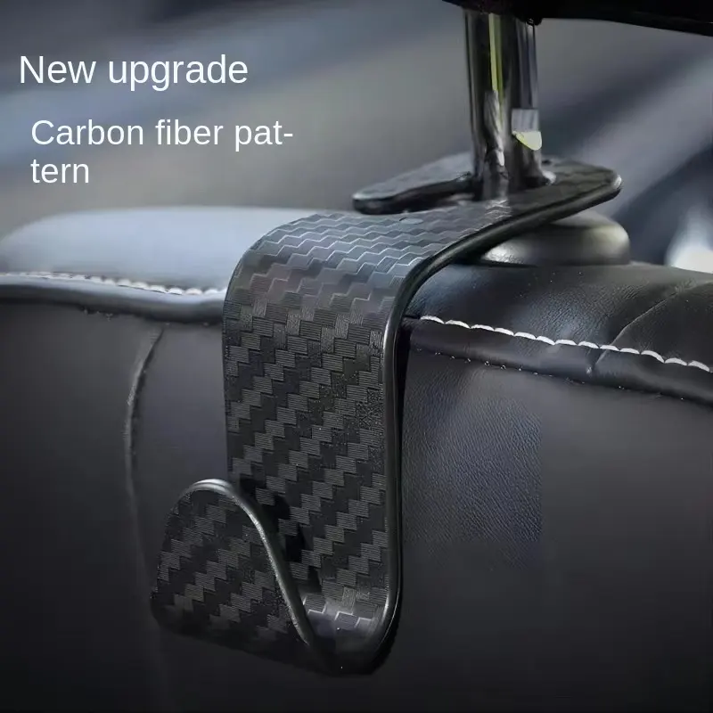 Gancho Universal multifuncional para reposacabezas de asiento trasero de ABS, colgador para bolsa de almacenamiento, accesorios portátiles para coche