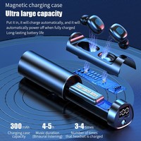 Barato ecouteur n21 Tws Auriculares de baja latencia LED Tai nghe Auriculares para juegos en la oreja Bluetooth Auriculares inalámbricos con linterna
