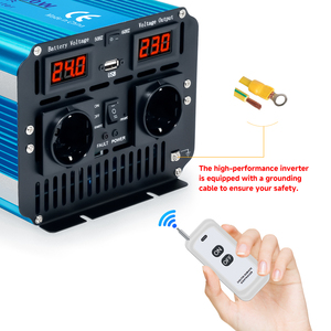 <span class=keywords><strong>Lvyuan</strong></span> 8000W <span class=keywords><strong>4000W</strong></span> Onduleur à onde sinusoïdale pure 12V/24V DC à 110V/220V AC Convertisseur pour voiture camion RV Système solaire - Product Image 3