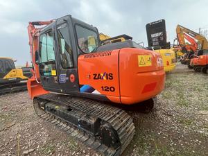 Excavadora Hitachi ZX120 usada de 12 toneladas, máquina de movimiento de tierras con orugas hidráulicas con componente de motor central - Product Image 5