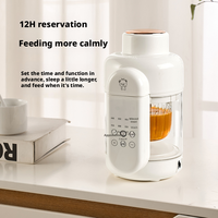 Robot culinaire électrique intelligent tout-en-un pour bébé, usage domestique, 350 ml, 400 W, verre borosilicate 304SUS, réservation 12 h, 3 vitesses, écran tactile