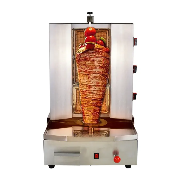 OO Gas Shawarma Machine Gas Doner Kebab Equipment for Restaurant Doner Kebab Machine Kebab Maker Machine