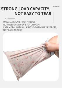 Sacs d'emballage pour courriers personnalisés en gros, impression de logo, enveloppe d'expédition blanche, sac d'expédition en LDPE/HDPE pour l'expédition - Product Image 6