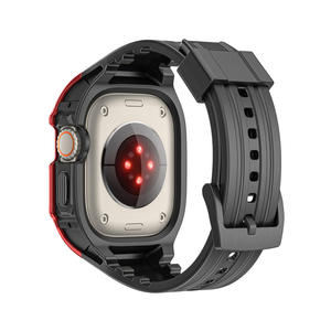 Sport TPU <b>Watch</b> Straps with Bumper PC <b>Case</b> for Apple <b>Watch</b> Ultra 49mm for Women Men Breathable Soft <b>Watch</b> Band - Product Image 4