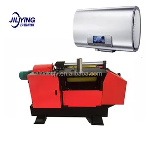 J & Y Potente máquina de soldadura de costura de tubería empresarial Prensa hidráulica Línea de producción de calentador de agua solar de dos cilindros de 300 toneladas