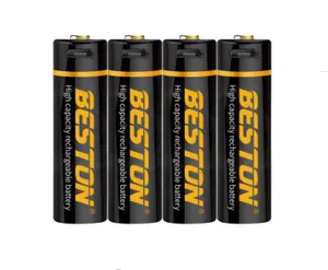 Beston 1.5V 리튬 배터리 3500mWh 긴 지속 USB 충전식 더블 리튬 이온 배터리