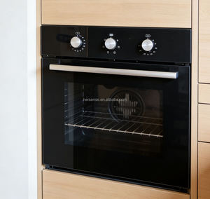 60cm Ankastre Elektrikli Fırın Siyah Cam Panel Mekanik Kontrol Zamanlayıcılı 220 240V 50 60Hz Ev Mutfak Kullanımı İçin - Product Image 3