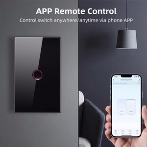 Xzj chúng tôi đen trắng tùy biến điều khiển từ xa 2.5D cảm ứng không dây tuya thông minh chuyển đổi ánh sáng - Product Image 2