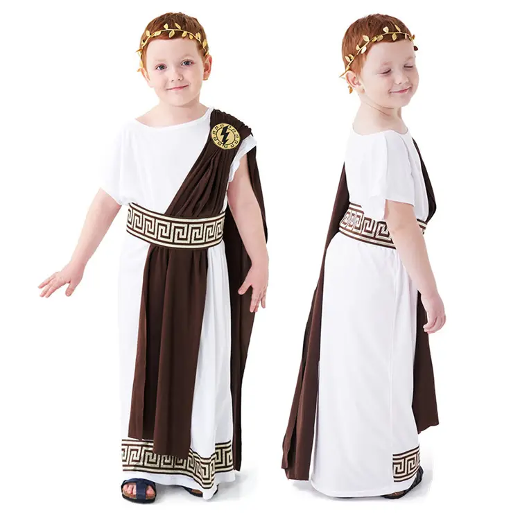 Penjualan pabrik Cosplay karnaval kostum dewa Yunani kuno Cosplay permainan Retro jubah pangeran Arab
