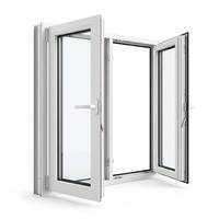 Ventana Abatible de Aluminio de Grado Comercial con Triple Acristalamiento, Borde Estrecho, Anticorrosión, Tamaño Personalizado