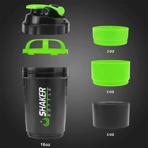 Produzione di bottiglie di <span class=keywords><strong>plastica</strong></span> <span class=keywords><strong>Shaker</strong></span> da viaggio per bottiglie di proteine da palestra sportive personalizzate - Product Image 4