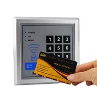 Sistemas de Control de Acceso a Puertas Comerciales con Tarjeta RFID de Alta Seguridad, ABS, Capacidad para 500 Usuarios, 13.56MHz, Distancia de Lectura de 3-5cm
