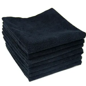 काले microfiber तौलिया पानी शोषक रसोई ऑटो विस्तृतीकरण microfiber साफ कपड़े