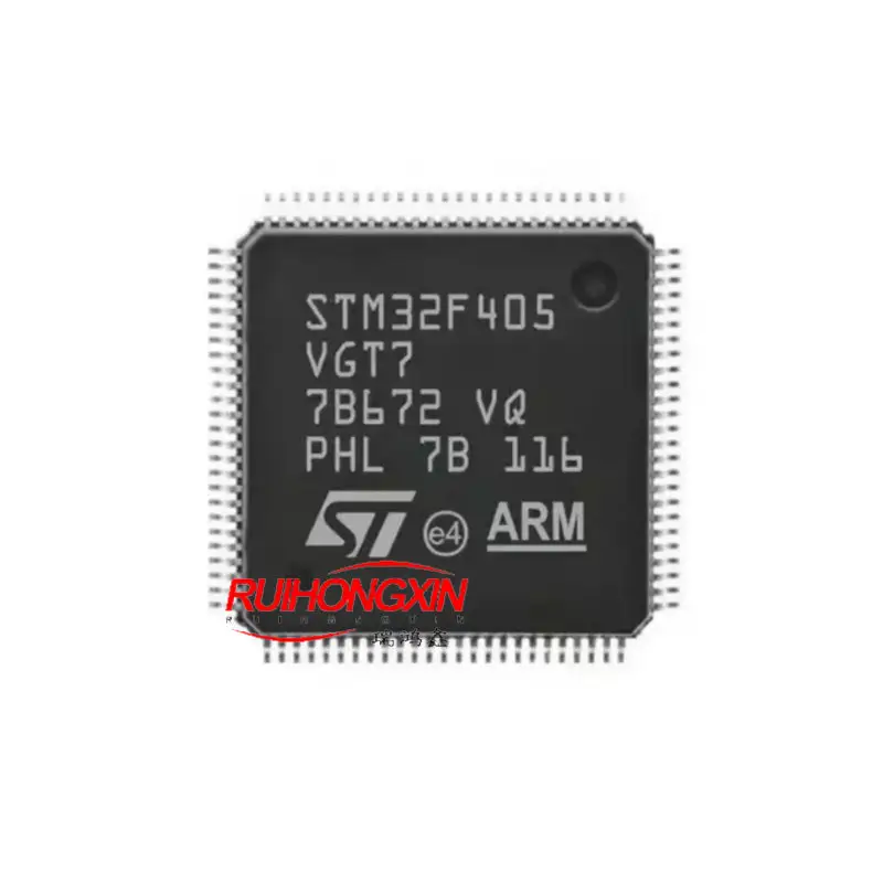 STM32F405VGT7 LQFP-100 stm32f405 High performance basic series, Arm Cortex-M4 core with DSP and FPU, 1 MB flash memory, 168 MHz