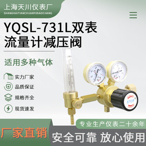 Regulador de Presión de Gas de Cobre STCIF con Manómetro Doble para Cilindros YQSL 731L 1.5L 25L - Product Image 5