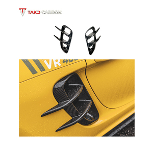 TAKD-Grille d'entrée d'air latérale en carbone direct d'usine, ailerons arrière universels, nouvelle condition, Offre Spéciale pour Porsche 718 Cayman <span class=keywords><strong>Boxster</strong></span> - Product Image 1