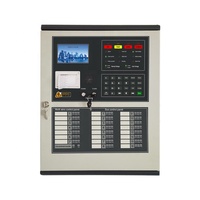 Panneau de commande d'alarme incendie conventionnelle adressable 4, 8 ou 16 zones, prix usine