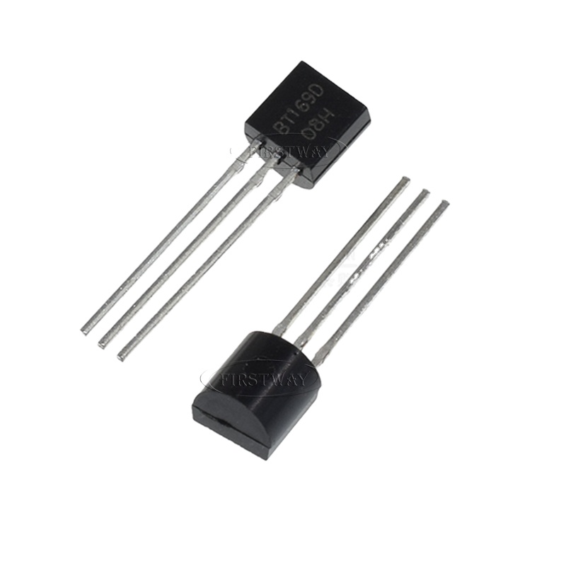 Электронные компоненты 2n5551 2n5607 2n7000 Bt169d To-92 60v0.3a, Транзистор мощности, покупка онлайн