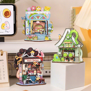 ชุดประกอบบ้านจิ๋ว DIY CuteBee ของเล่นเสริมพัฒนาการ ตัวต่อสร้างสรรค์ ของตกแต่งโต๊ะทำงาน - Product Image 3
