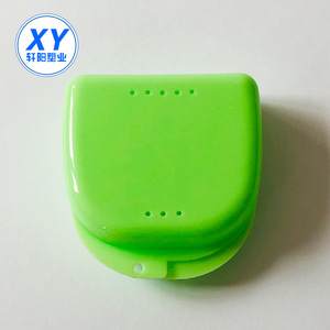 XY <b>Denture</b> Case With Holes Plastic Small Size For Oral Care Storage - Product Image 1