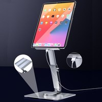 360 ° Support de bureau rotatif, pliable et réglable, support de tablette en aluminium pour iPad Pro Air 4 Mini 12.9 4-14 pouces Xiaomi Tab