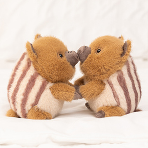 Peluche réaliste de <span class=keywords><strong>sanglier</strong></span> mignon, <span class=keywords><strong>figurine</strong></span> de couple, animal de la forêt, jouet compagnon pour enfants - Product Image 6