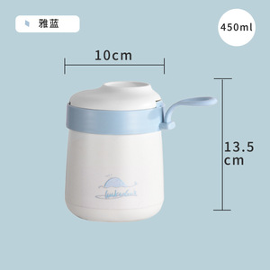 Stainless Steel Insulated Soup Cup 450ml With Lid And Spoon For Travel Adults - Product Image 5