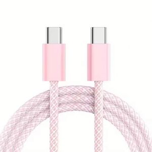 Wholesale Prices 1m <b>Type</b> <b>C</b> <b>to</b> <b>Type</b> <b>C</b> <b>Cable</b> 60w Fast Charging <b>Cable</b> Nylon Usb <b>C</b> <b>Cable</b> - Product Image 1