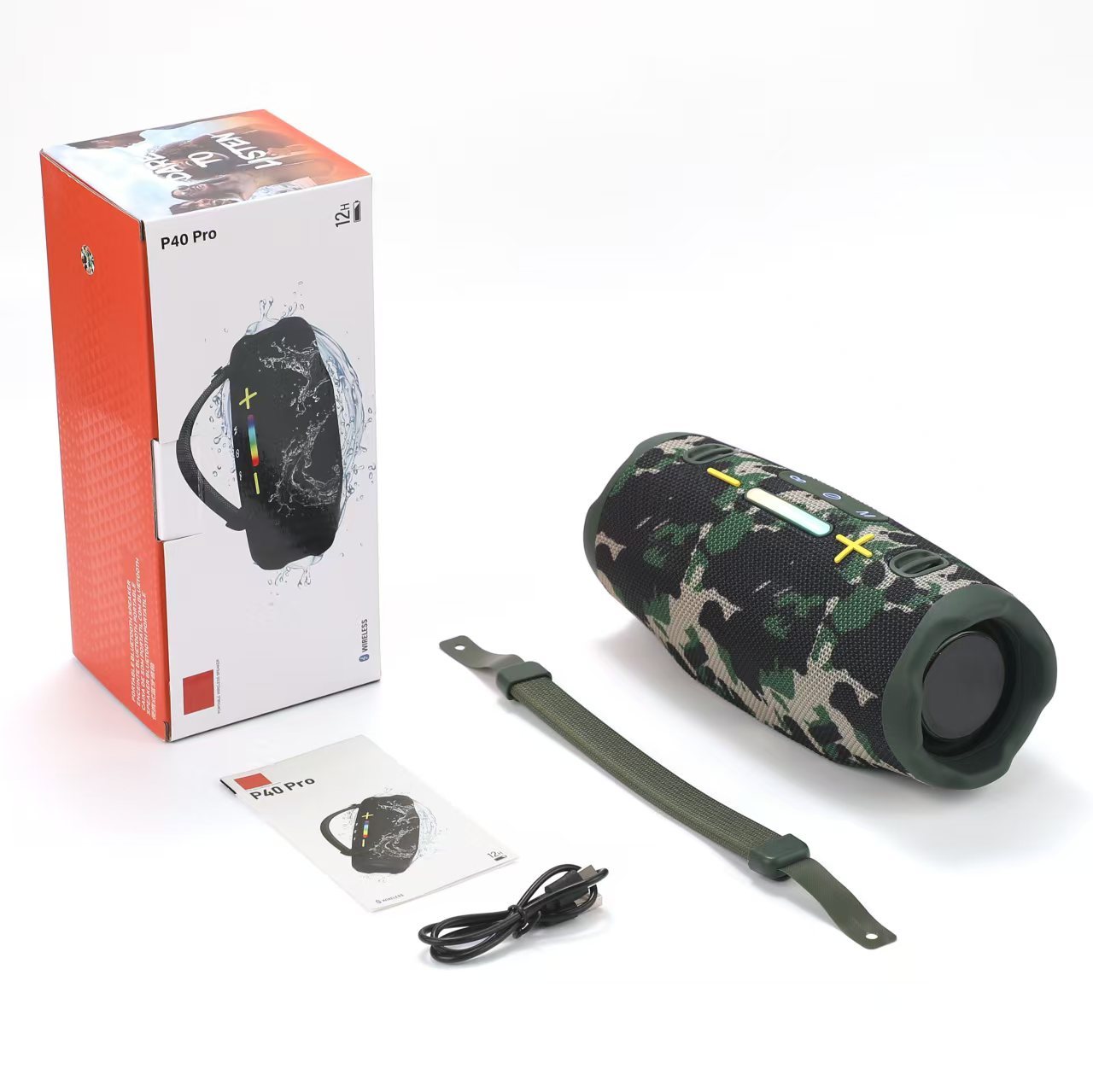 High-power Subwoofer Speaker, Portable Speaker, TWS Stereo System, Dual Diaphragm with RGB Lighting · image 7