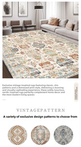 <span class=keywords><strong>Tapis</strong></span> d'intérieur vintage bohème, pliable, léger, sans rétrécissement, bonne isolation <span class=keywords><strong>thermique</strong></span>, lavable en machine, design de qualité. - Product Image 6