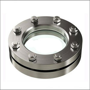 DN200 दौर गेज गिलास निकला हुआ किनारा दृष्टि ग्लास सेनेटरी स्टेनलेस स्टील निकला हुआ किनारा प्रकार दृष्टि ग्लास - Product Image 1