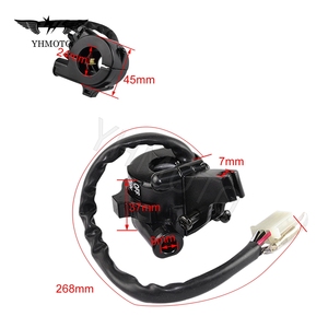 Interrupteur de guidon de moto YHMOTO pour arrêt du moteur et commande des feux pour Yamaha PW50 PW PY 50 Peewee G50T - Product Image 2