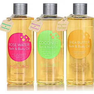 Shea Butter Coconut Shower Bath Oil Relaxing Body Oil Multiuse Oil For Women Gift