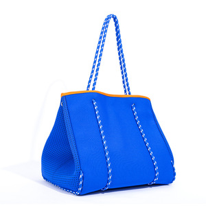 <span class=keywords><strong>Sac</strong></span> fourre-tout décontracté pour femme en néoprène imperméable multifonctionnel de haute qualité Himmers, vente en gros d'usine, avec deux poignées, pour usage quotidien - Product Image 3