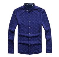 Kemeja Katun Pria, Baju Katun Berkancing Lengan Panjang Tebal Seluruh Bagian