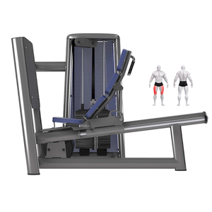 Équipement de fitness professionnel pour salle de sport : <span class=keywords><strong>Presse</strong></span> à jambes assise à charge sélectionnable pour l'entraînement musculaire - Product Image 2